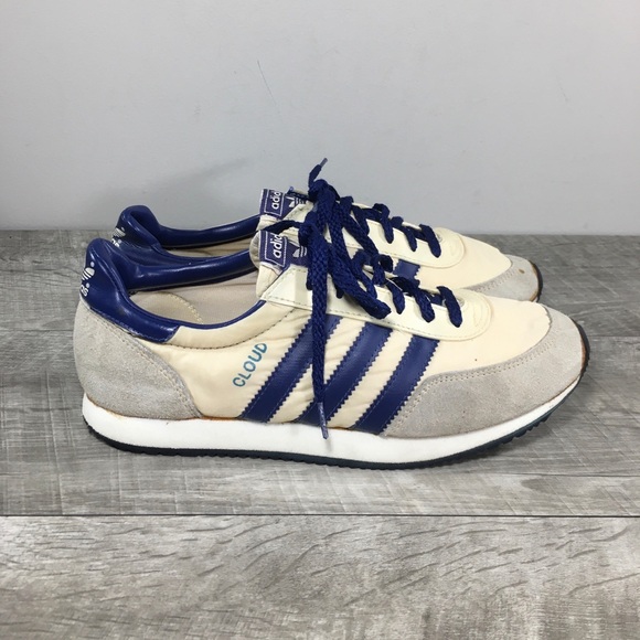 adidas gazelle silver green womens Vintage Adidas Sneakers US 8 – dla dushy main image 1
